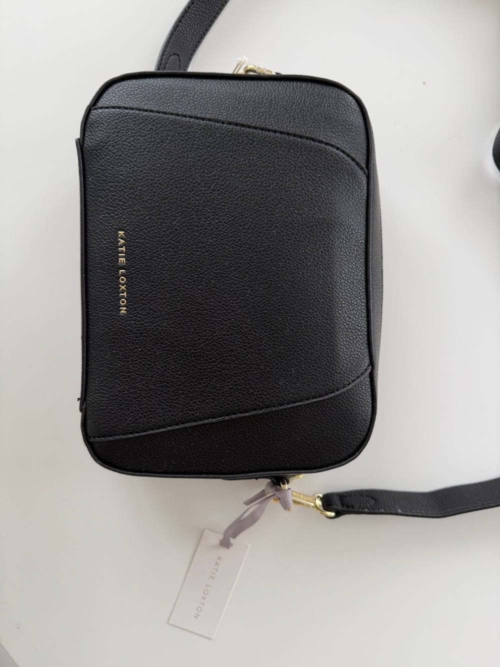 Katie Loxton Black Pebble Crossbody Bag